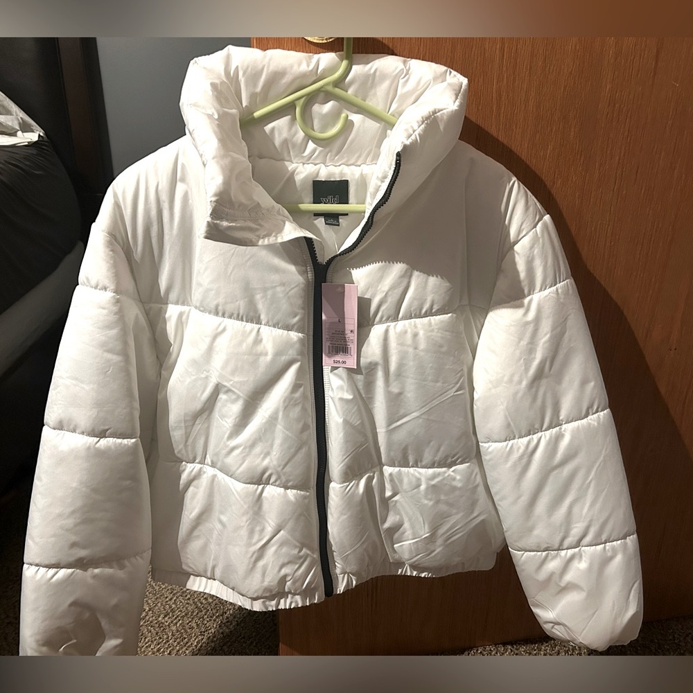 NWT Cropped Bomber